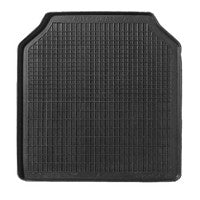 Schönek Universal Gummi-Schalenmatte, Auto Fußmatte hinten, 41 x 46 cm in Schwarz, 1 Stück